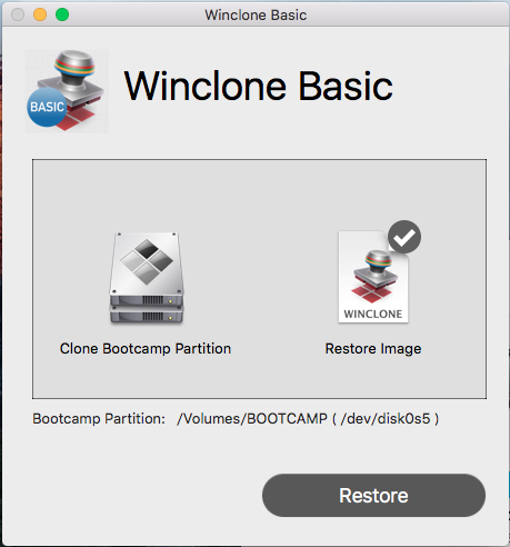 how to use winclone 5